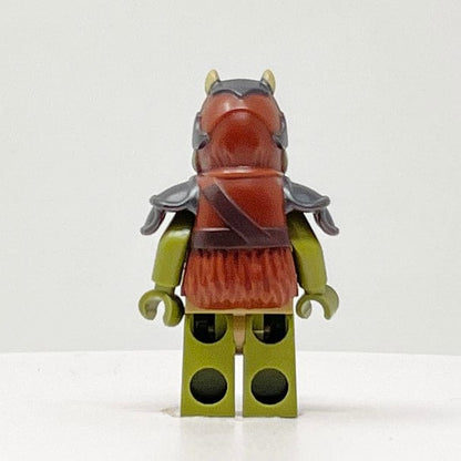 Vintage Lego Star Wars Lego Minifigure Gamorrean Guard - Olive Green, Dark Tan Hips - SW0405 - Lego Minifigure