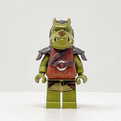 Vintage Lego Star Wars Lego Minifigure Gamorrean Guard - Olive Green, Dark Tan Hips - SW0405 - Lego Minifigure