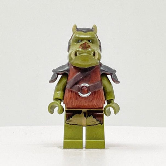 Vintage Lego Star Wars Lego Minifigure Gamorrean Guard - Olive Green, Dark Tan Hips - SW0405 - Lego Minifigure