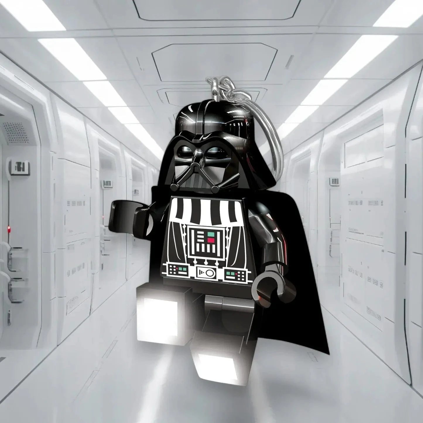 Vintage Lego Star Wars Lego Minifigure LEGO Star Wars Darth Vader Keychain Flashlight