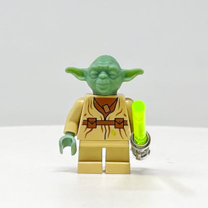 Vintage Lego Star Wars Lego Minifigure LEGO SW0051 - Yoda - Star Wars Minifigure