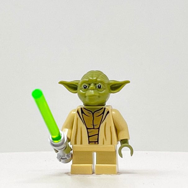 Vintage Lego Star Wars Lego Minifigure Yoda - SW0707 - Lego Minifigure