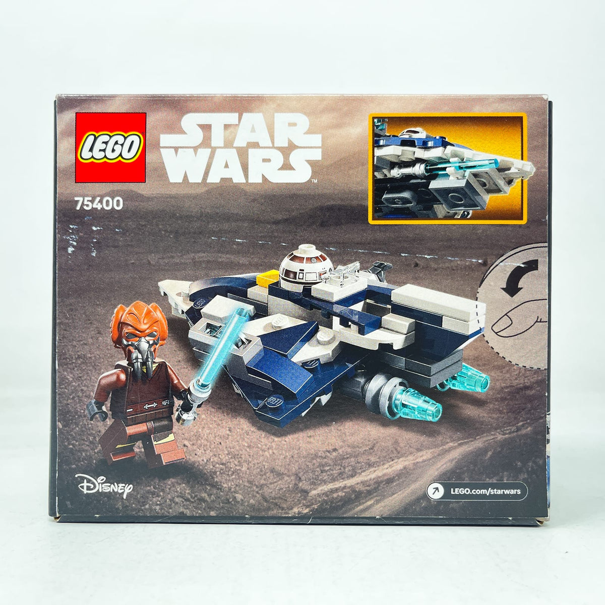 Vintage Lego Star Wars Lego Plo Koon's Jedi Starfighter Microfighter 75400 - LEGO Star Wars (2025) - Sealed