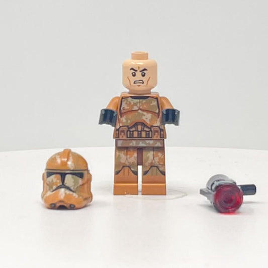 Vintage Lego Star Wars Lego Polybag Clone Trooper (Phase 2) - Geonosis Camouflage & Scowl SW0606 - Lego Minifigure