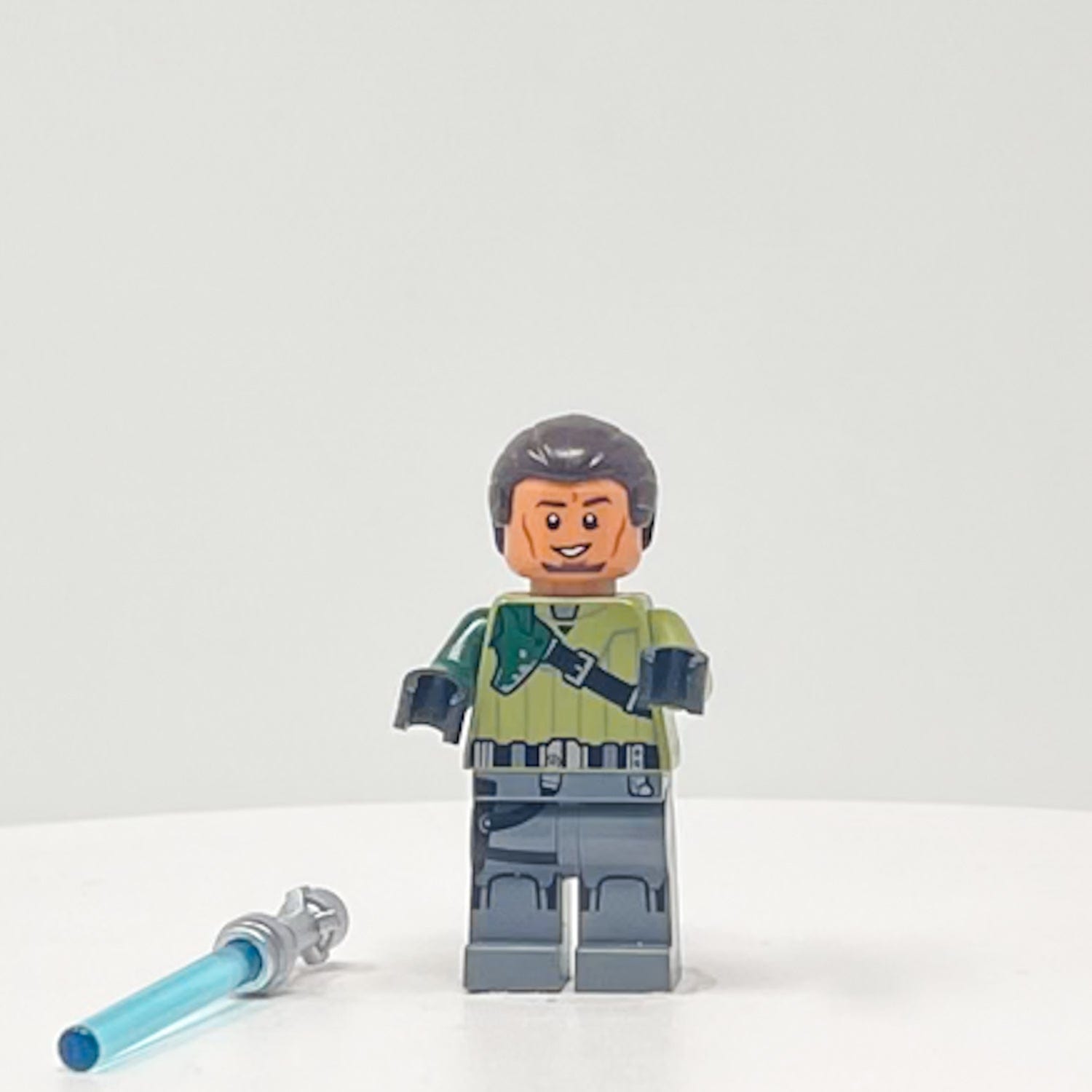 Vintage Lego Star Wars Lego Polybag Kanan Jarrus - Dark Brown Hair and Eyebrows SW0602 - Lego Minifigure