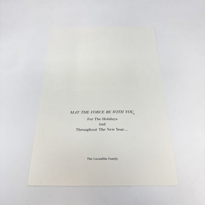 Vintage Lucasfilm Star Wars Non-Toy Lucasfilm Internal Christmas Card 1979 - Unused - Ralph McQuarrie