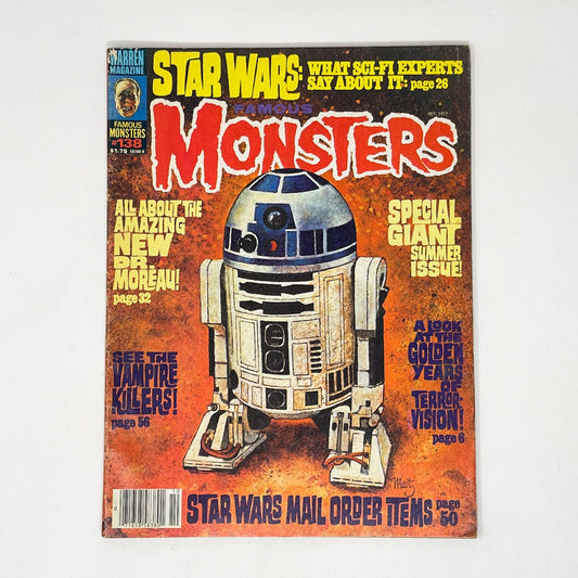 Vintage Magazine Star Wars Non-Toy Monsters Magazine - R2-D2 Cover - 1977