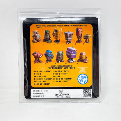 Vintage Matt Ficner Star Wars Customs Custom Figure – Wonky Gonks B1X-B - 3.75" Action Figure Star Wars