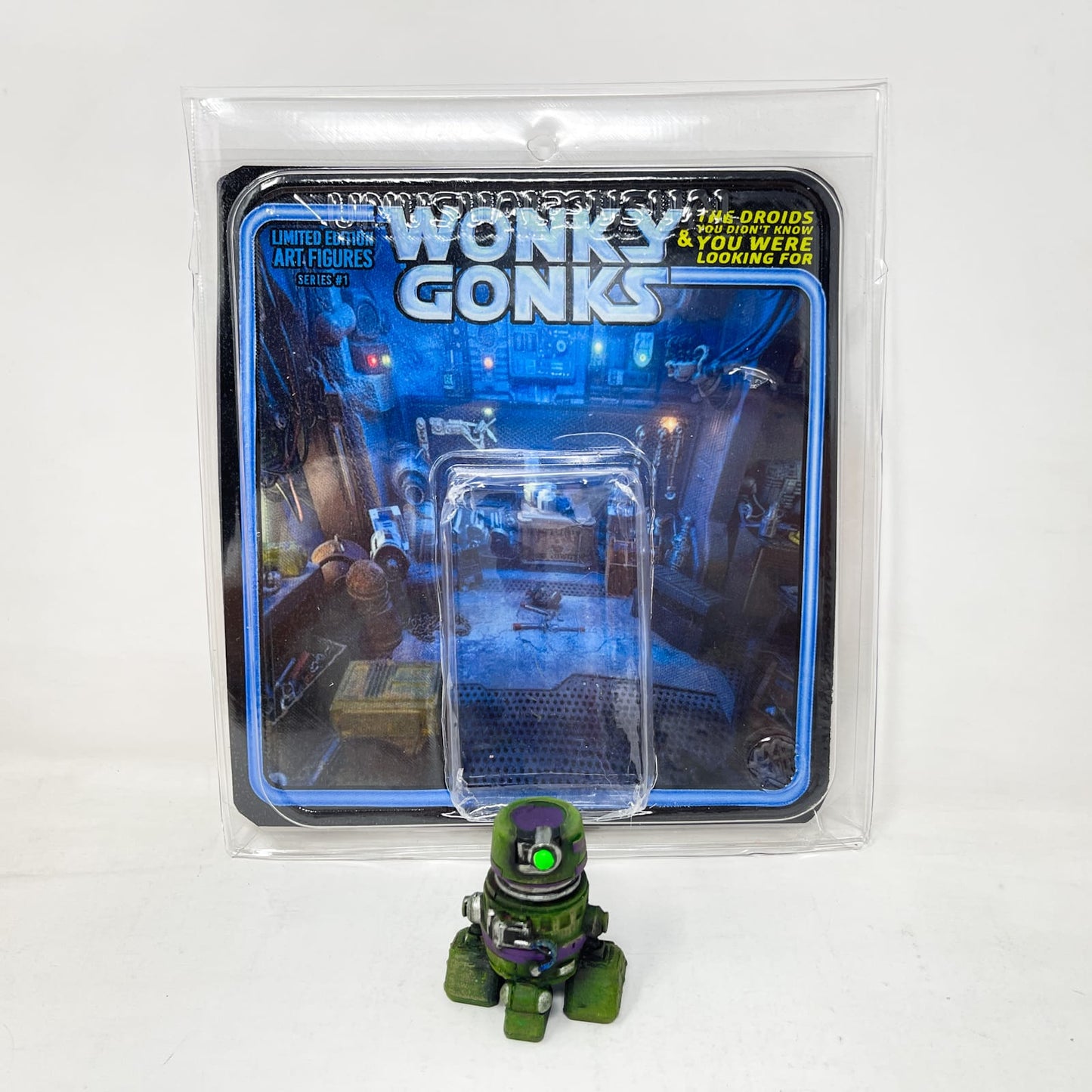 Vintage Matt Ficner Star Wars Customs Custom Figure – Wonky Gonks B1X-B - 3.75" Action Figure Star Wars