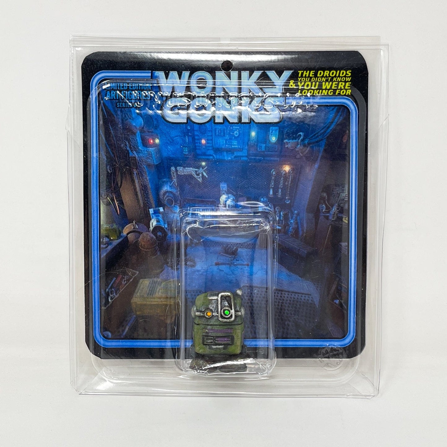 Vintage Matt Ficner Star Wars Customs Custom Figure – Wonky Gonks BT-BX 3.75" Action Figure Star Wars