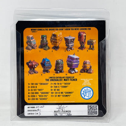 Vintage Matt Ficner Star Wars Customs Custom Figure – Wonky Gonks BT-BX 3.75" Action Figure Star Wars