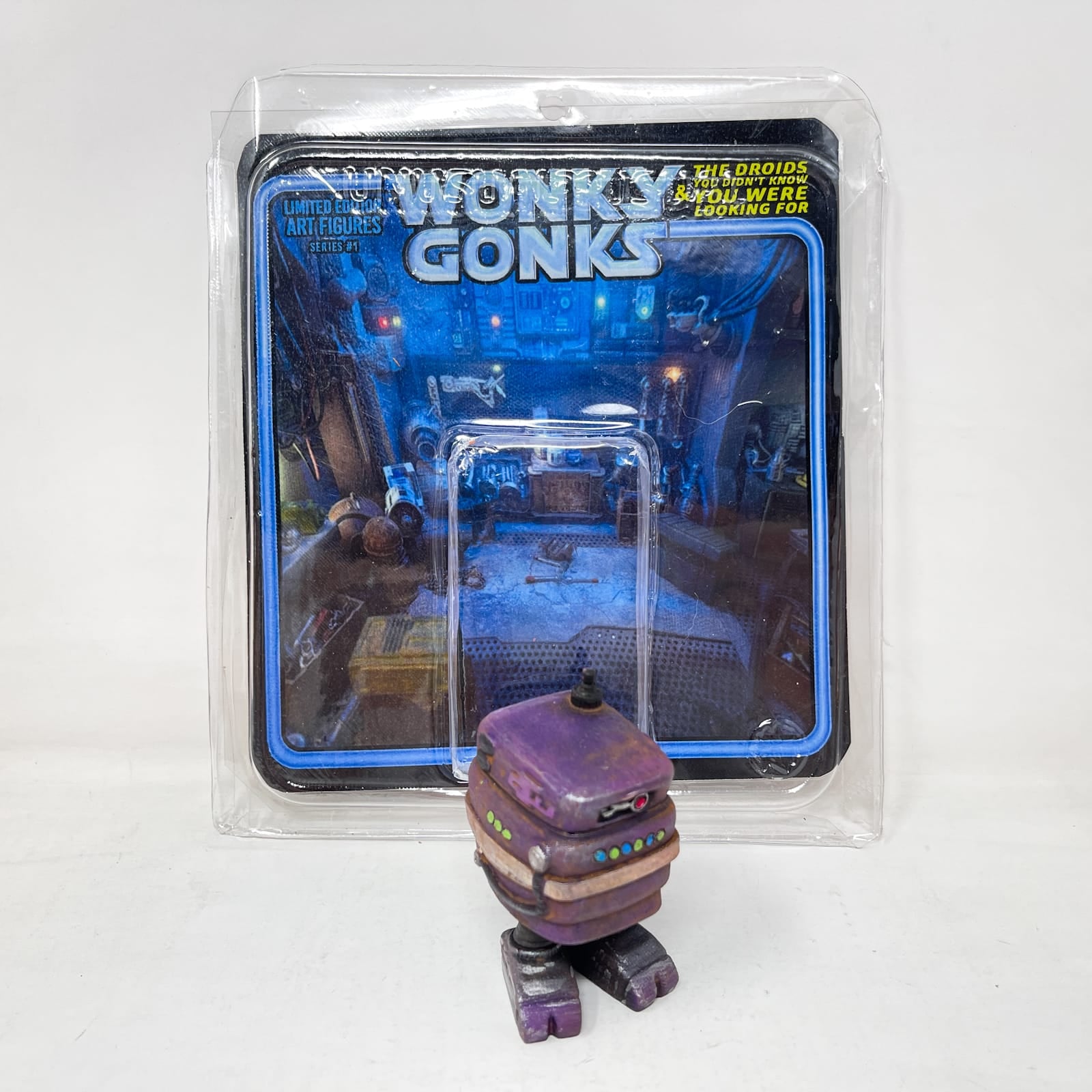 Vintage Matt Ficner Star Wars Customs Custom Figure – Wonky Gonks CH-0-NK "Chonky" - 3.75" Action Figure Star Wars