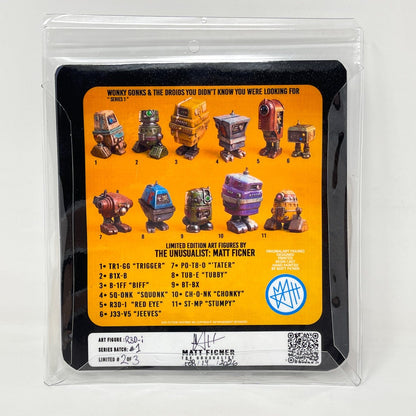 Vintage Matt Ficner Star Wars Customs Custom Figure – Wonky Gonks R3D-I "Red Eye" 3.75" Action Figure Star Wars
