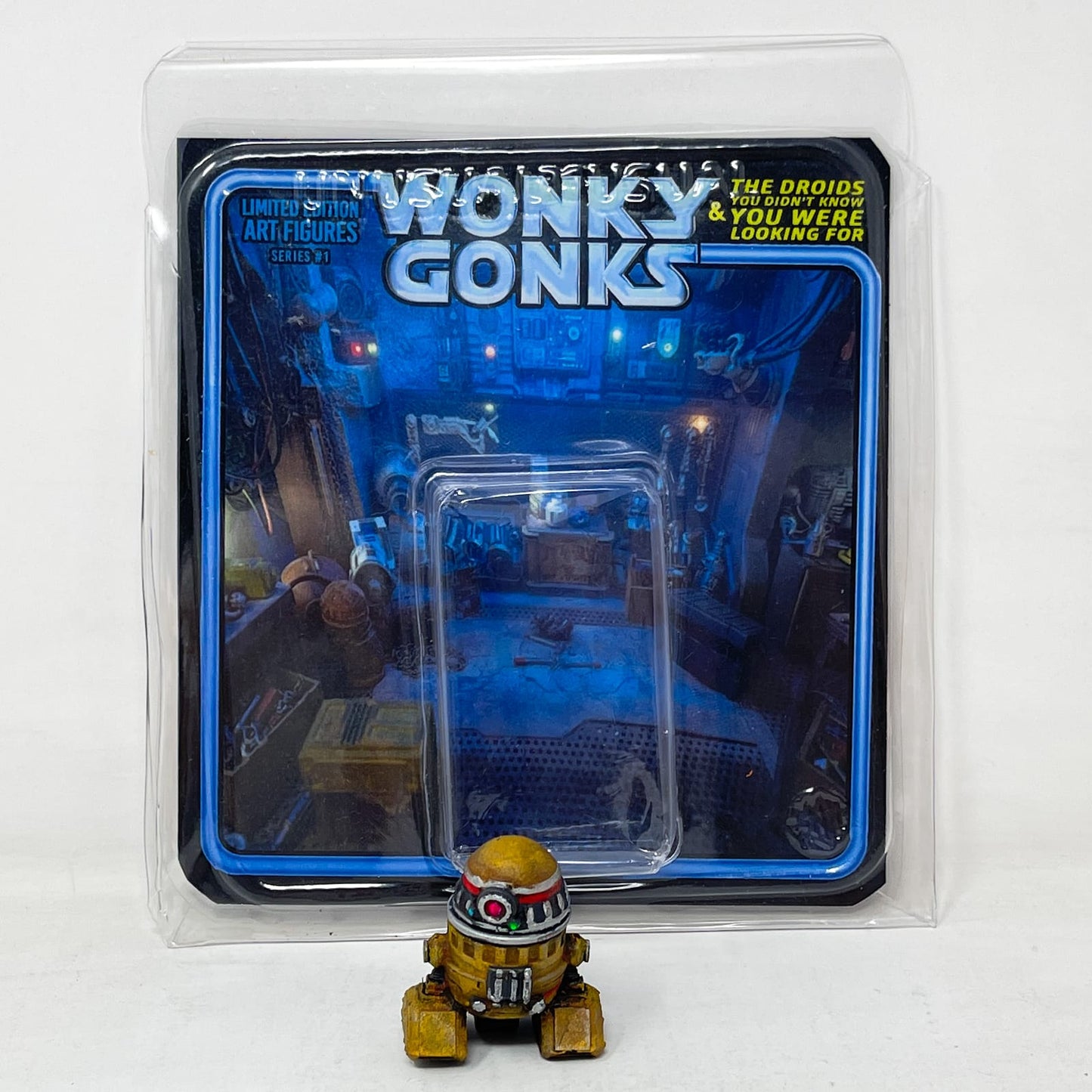 Vintage Matt Ficner Star Wars Customs Custom Figure – Wonky Gonks ST-MP "Stumpy" 3.75" Action Figure Star Wars