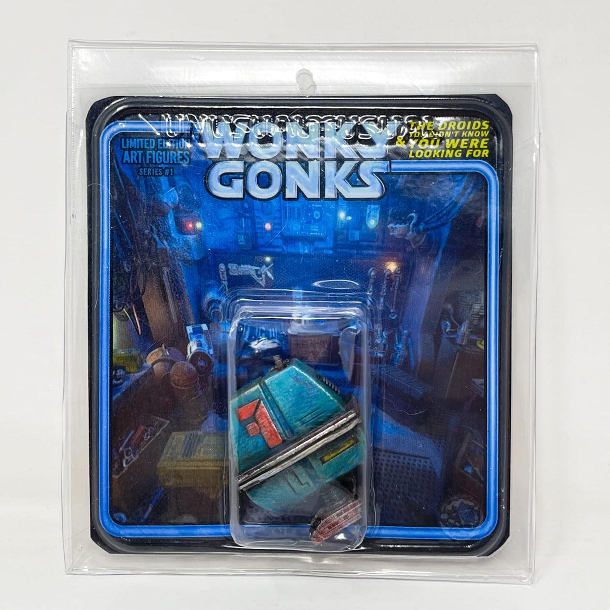Vintage Matt Ficner Star Wars Customs Custom Figure – Wonky Gonks TUB-E "Tubby" 3.75" Action Figure Star Wars