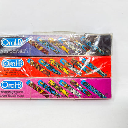 Vintage Oral-B Star Wars Non-Toy Jedi Masters Toothbrush 3-Pack Sealed - Oral-B - Vintage (1983)