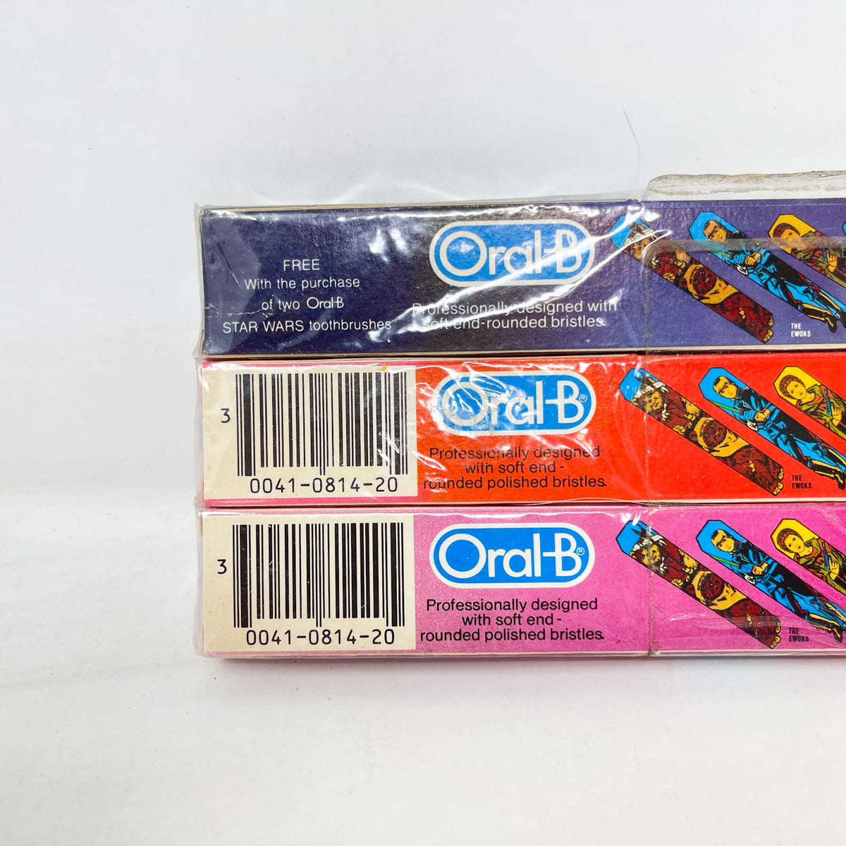 Vintage Oral-B Star Wars Non-Toy Jedi Masters Toothbrush 3-Pack Sealed - Oral-B - Vintage (1983)