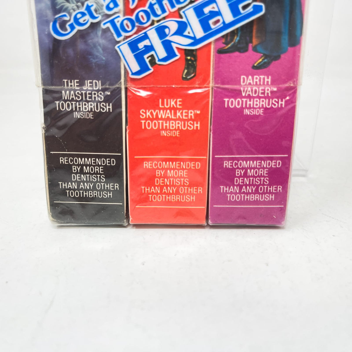Vintage Oral-B Star Wars Non-Toy Jedi Masters Toothbrush 3-Pack Sealed - Oral-B - Vintage (1983)