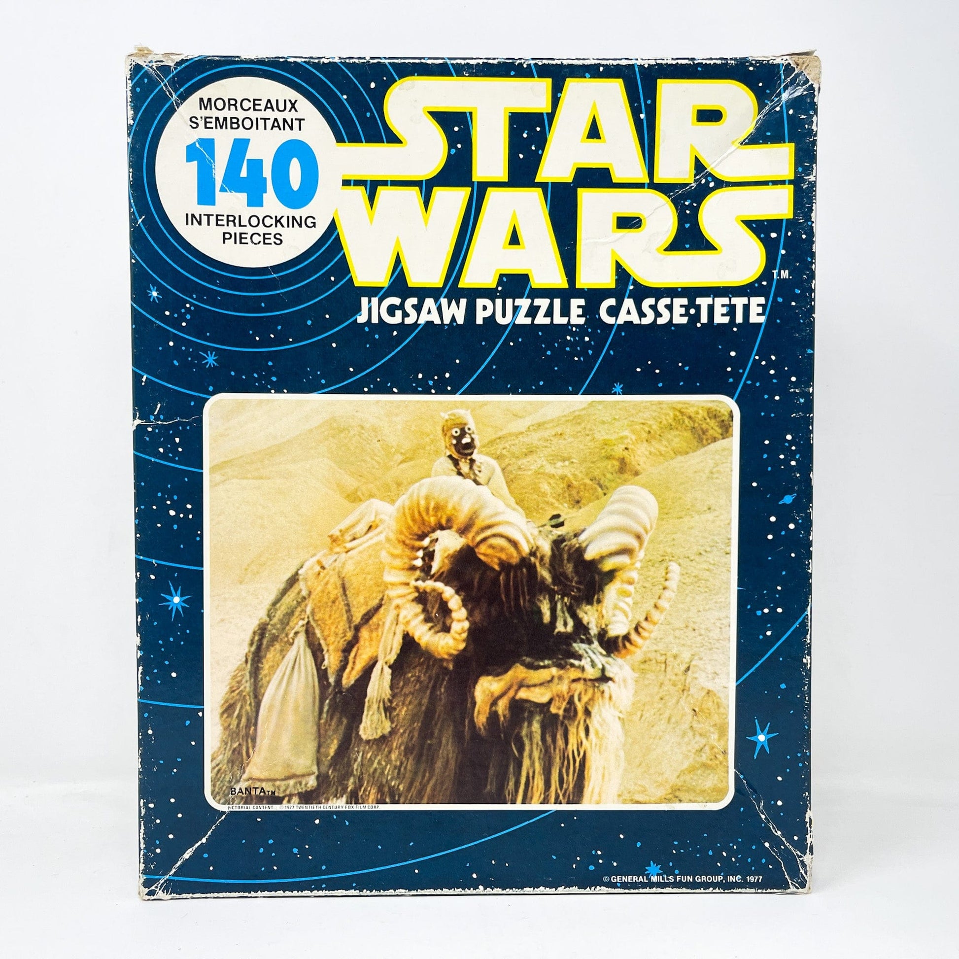 Vintage Parker Brothers Star Wars Vehicle Star Wars Puzzle -  Bantha SEALED 140 Piece Canadian