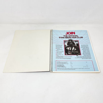 Vintage Randim Marketing Star Wars Non-Toy ROTJ Endor Spiral Notebook - Unused