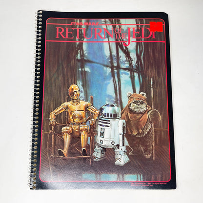 Vintage Randim Marketing Star Wars Non-Toy ROTJ Endor Spiral Notebook - Unused