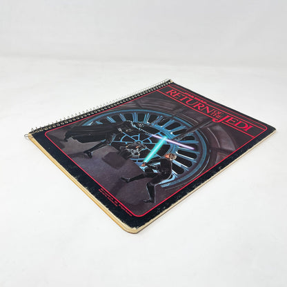 Vintage Randim Marketing Star Wars Non-Toy ROTJ Luke & Vader Spiral Notebook (1983)