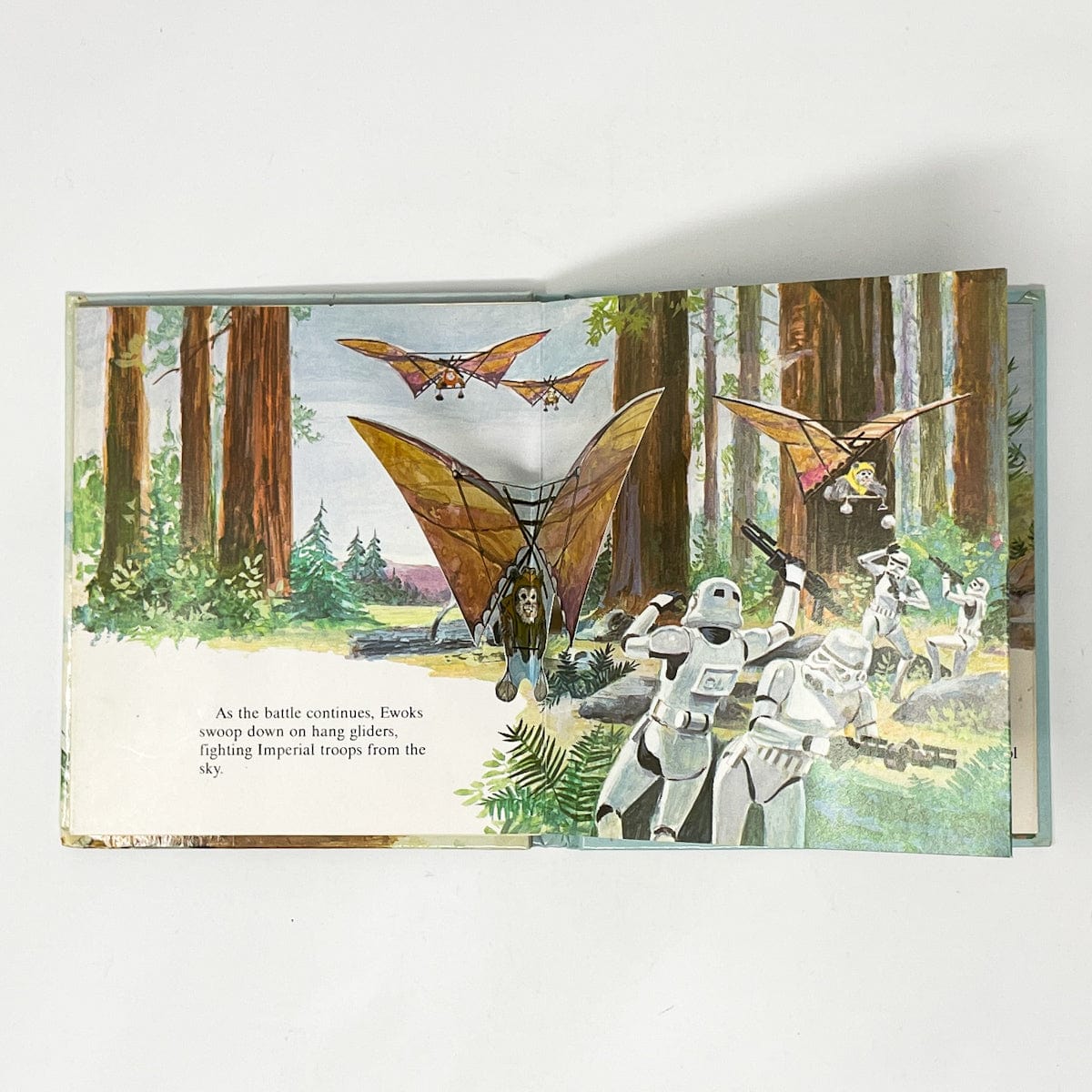 Vintage Random House Star Wars Non-Toy Ewoks Save The Day - Pop-up Book