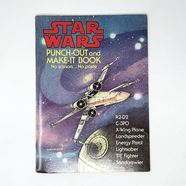 Star Wars Punch-Out and Make-It Book Activity Vintage Star Wars