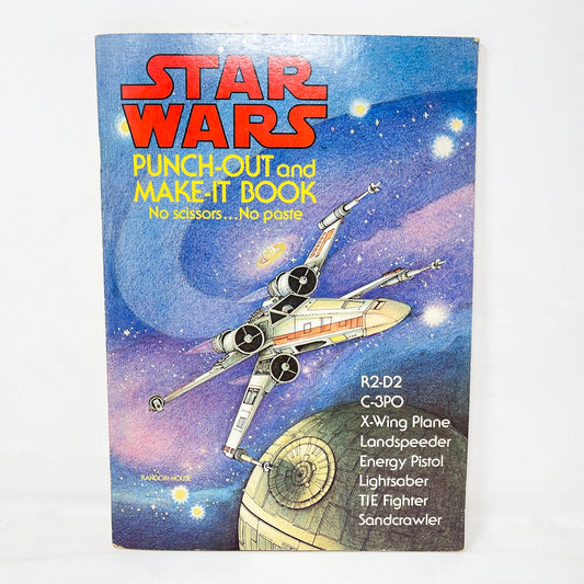Vintage Random House Star Wars Non-Toy Star Wars Punch-Out and Make-It Book - Vintage Star Wars