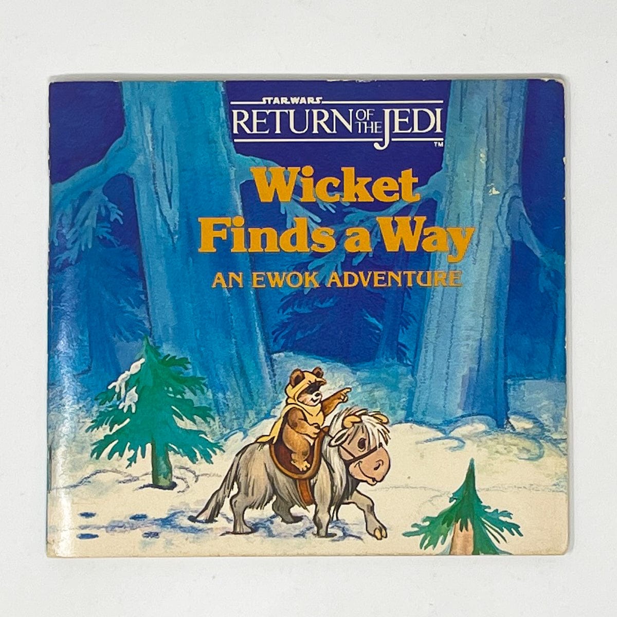 Vintage Random House Star Wars Non-Toy Wicket Finds A Way Story Book (1984)