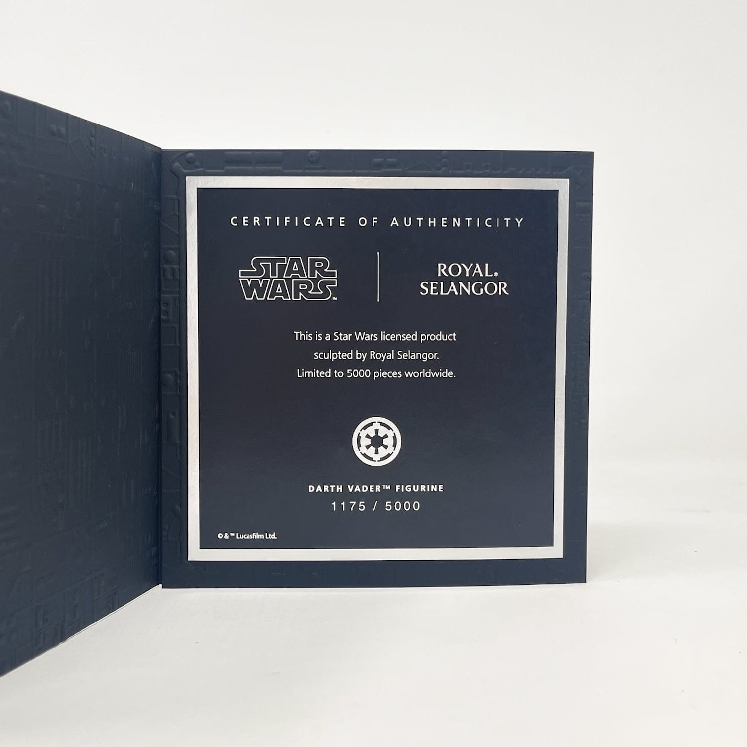Darth Vader Pewter Figurine - Royal Selangor Limited Edition (2016