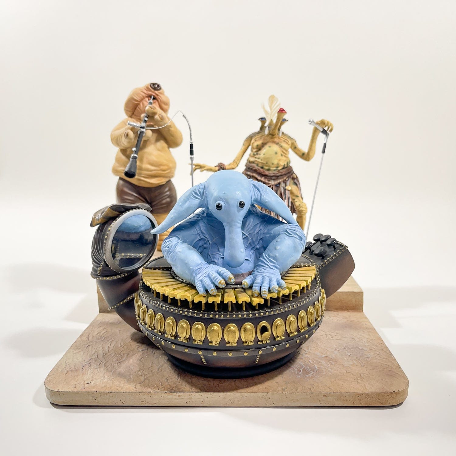 ハーモニーキングダム　HARMONY KINGDOM Jabba Jabba's Palace Band (Max Rebo) - Limited Edition Statue - Gentle