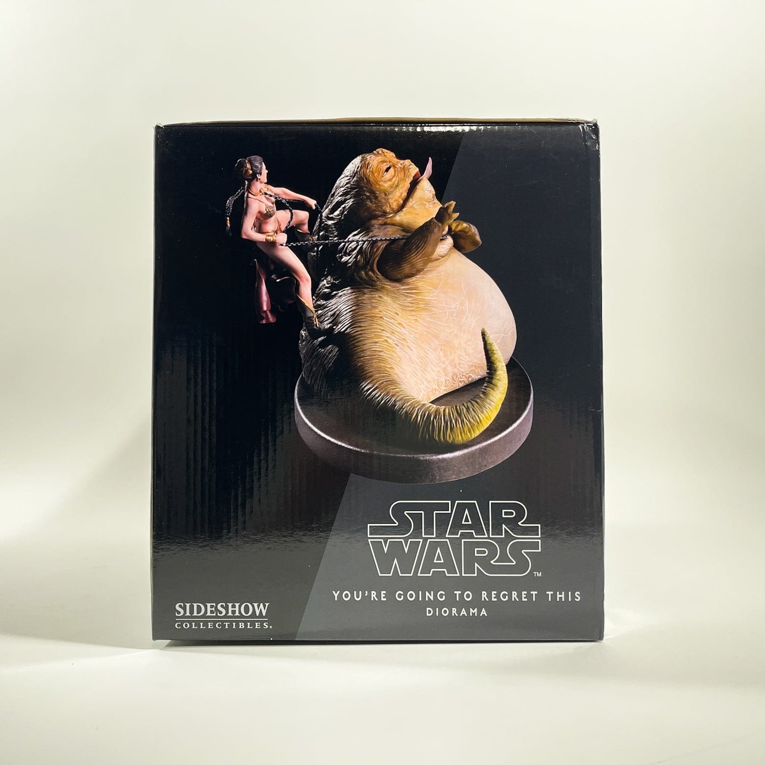 Vintage SIDESHOW Star Wars Jabba & Slave Leia - You're Going to Regret This Diorama - Sideshow
