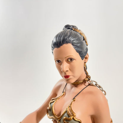 Vintage SIDESHOW Star Wars Slave Leia w/ Salacious Crumb - Premium Format Figure - Sideshow Exclusive Edition