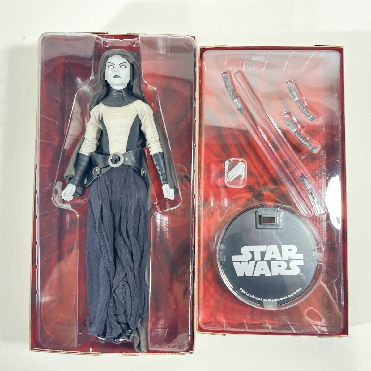 Vintage SIDESHOW Star Wars Statues & Busts Asajj Ventress (Dark Side Disciple) – Sideshow Collectibles Sixth Scale Figure (2007)