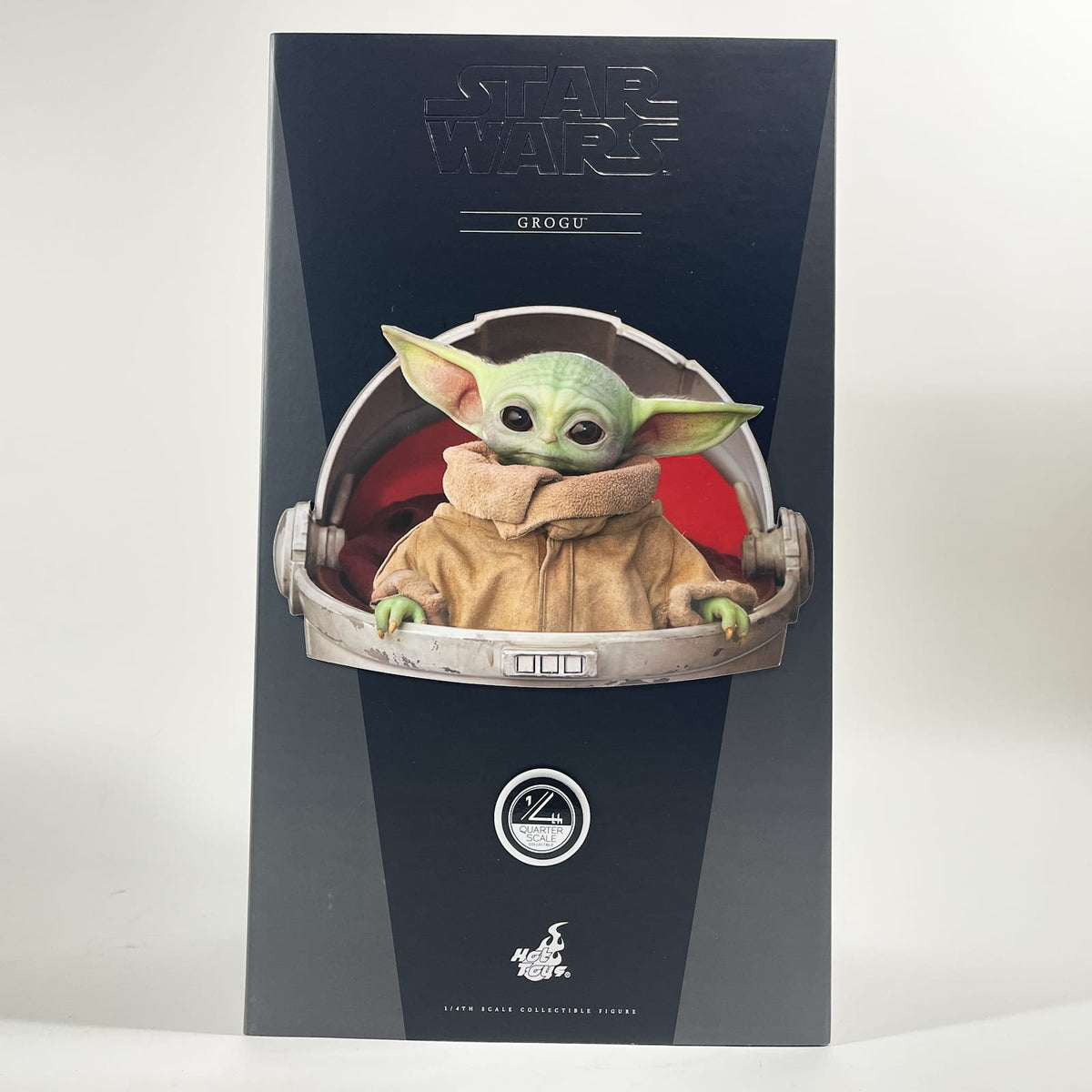 Vintage SIDESHOW Star Wars Statues & Busts Grogu with Pram – Hot Toys Quarter Scale Figure (2021)