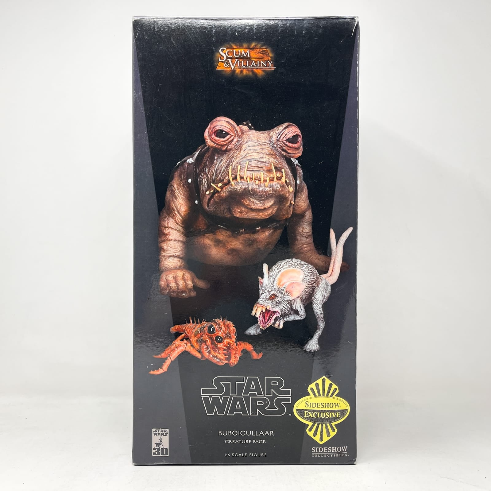 Vintage SIDESHOW Star Wars Statues & Busts Jabba's Palace Buboicullaar Creature Pack– Sideshow Collectibles Sixth Scale Figure (2007)