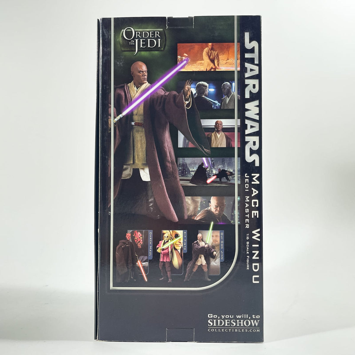 Vintage SIDESHOW Star Wars Statues & Busts Mace Windu (Jedi Master) – Sideshow Collectibles Sixth Scale Figure (2006)