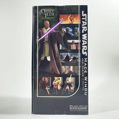 Vintage SIDESHOW Star Wars Statues & Busts Mace Windu (Jedi Master) – Sideshow Collectibles Sixth Scale Figure (2006)