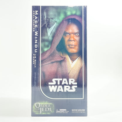 Vintage SIDESHOW Star Wars Statues & Busts Mace Windu (Jedi Master) – Sideshow Collectibles Sixth Scale Figure (2006)