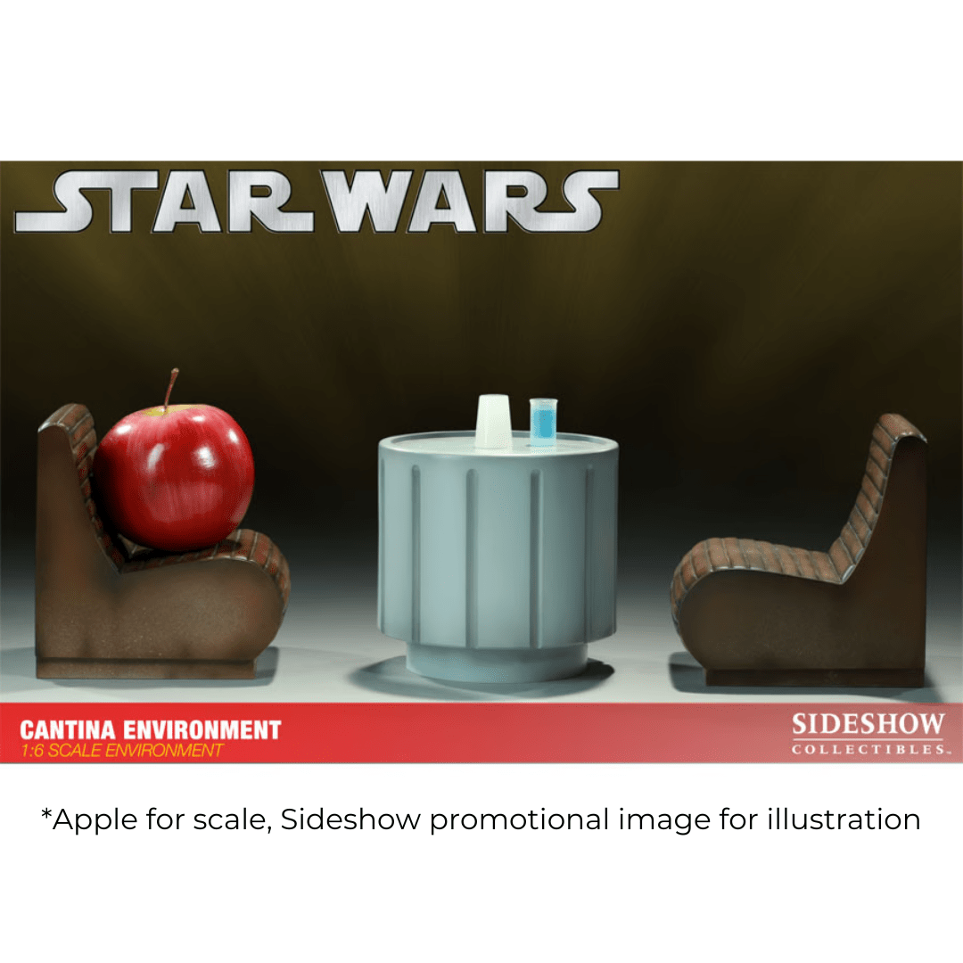 Vintage SIDESHOW Star Wars Statues & Busts Mos Eisley Cantina (Nadon's Nook) Set "A" - Sideshow 1:6 Scale Figure Environment