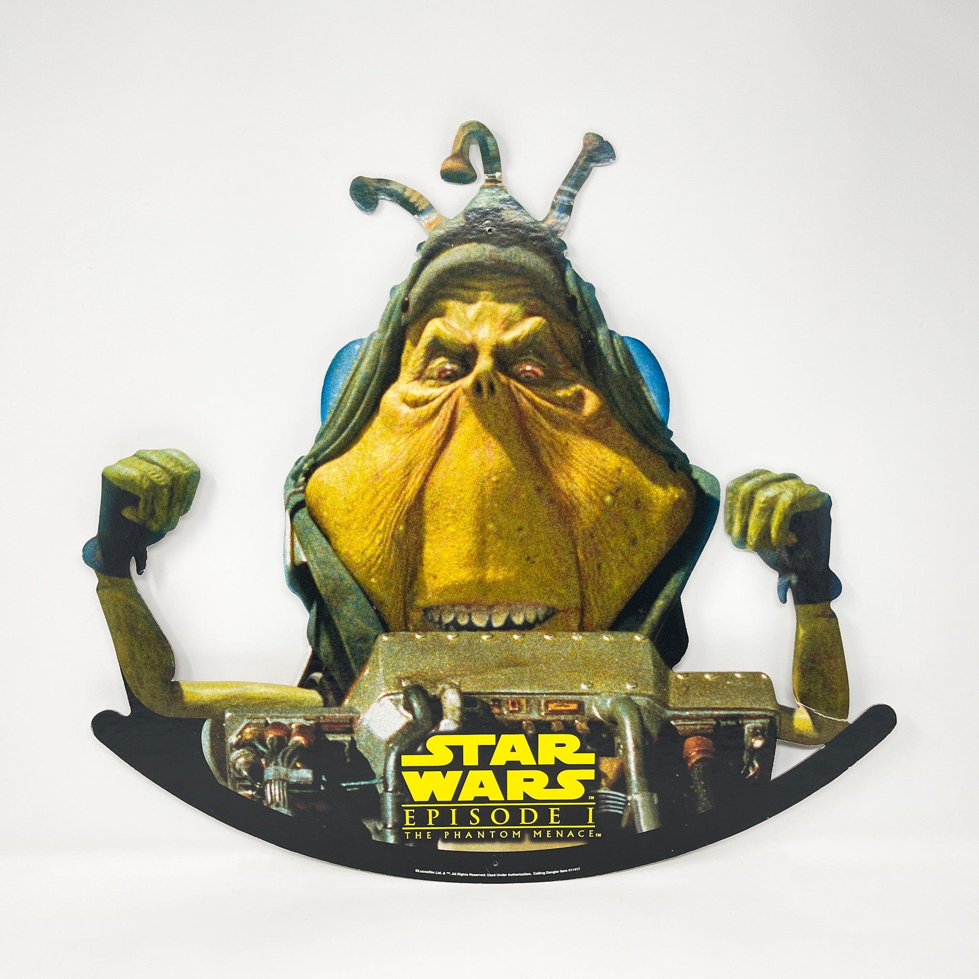 Phantom Menace Taco Bell Podrace Hanging Store Display Quadrenaros