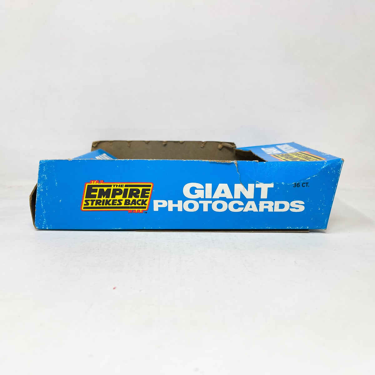 Vintage Topps Star Wars Non-Toy Topps Empire Strikes Back Giant Photo Cards Display Box (1980)