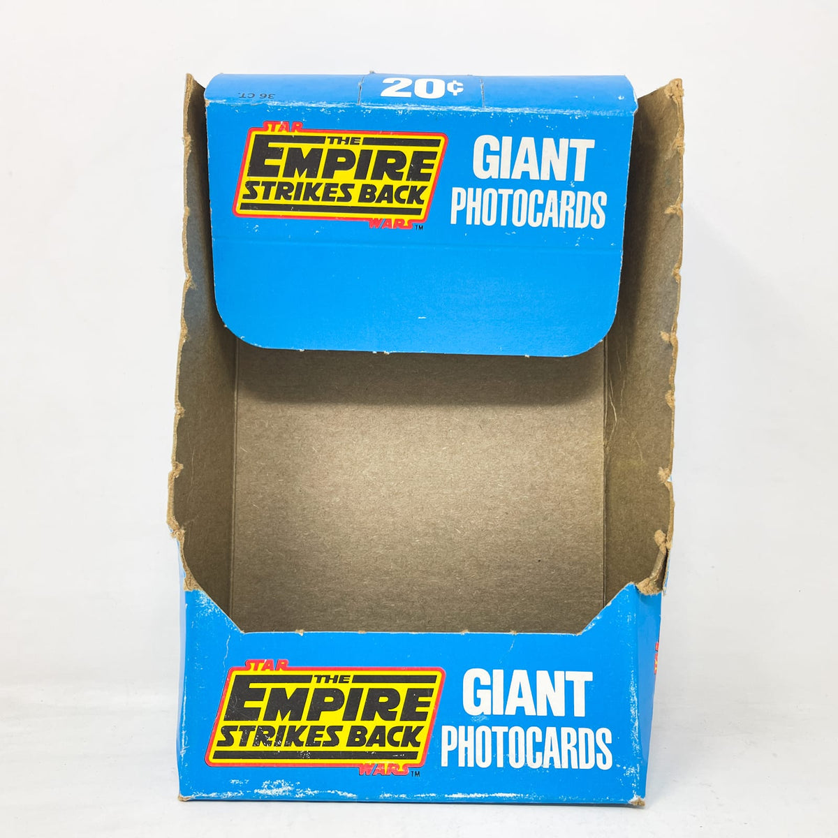 Vintage Topps Star Wars Non-Toy Topps Empire Strikes Back Giant Photo Cards Display Box (1980)