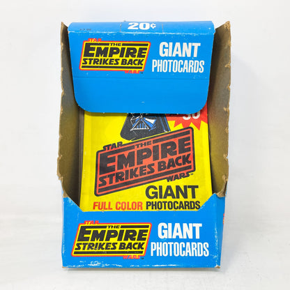 Vintage Topps Star Wars Non-Toy Topps Empire Strikes Back Giant Photo Cards Display Box (1980)