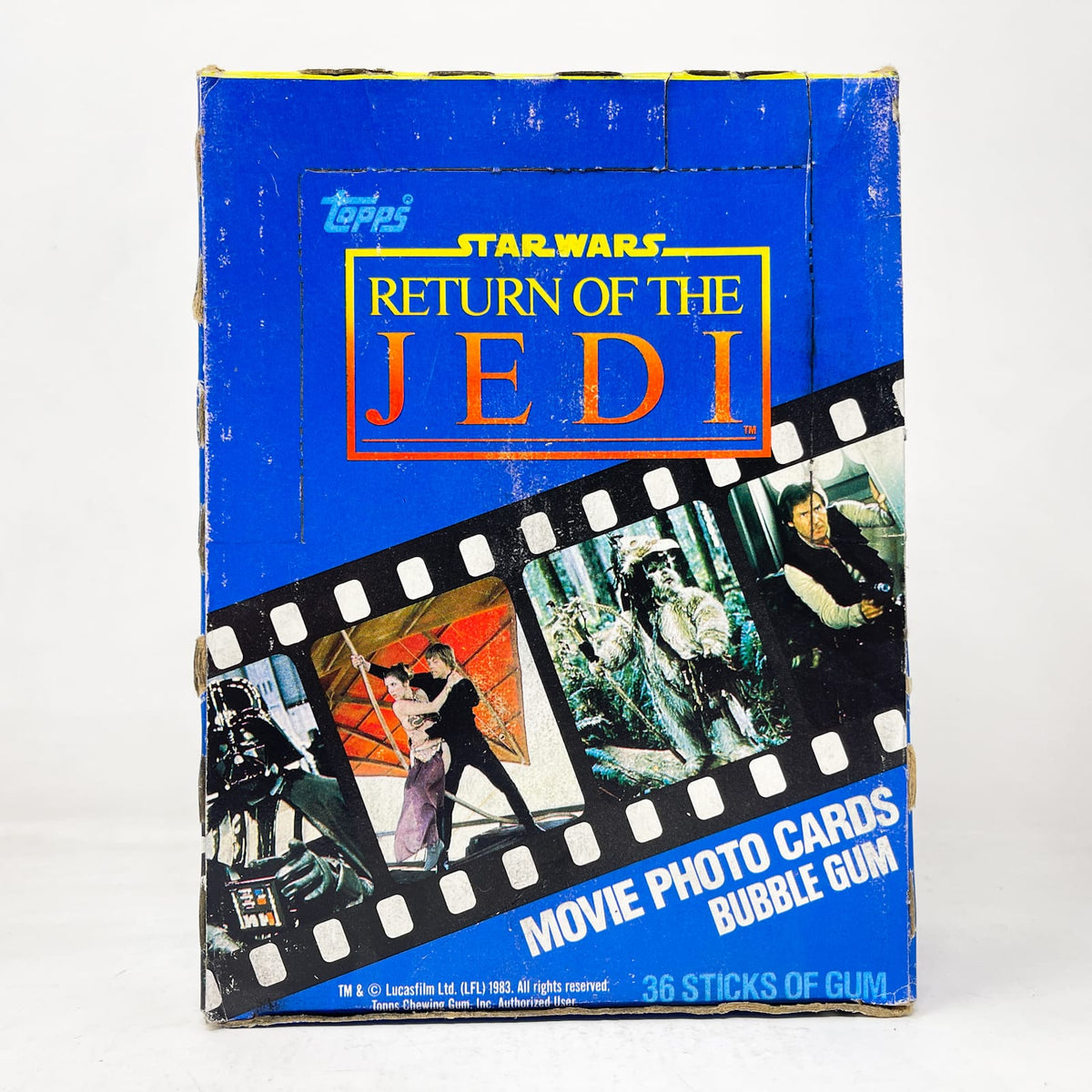 Vintage Topps Star Wars Non-Toy Topps Return of the Jedi Series 1 Display Box - Empty