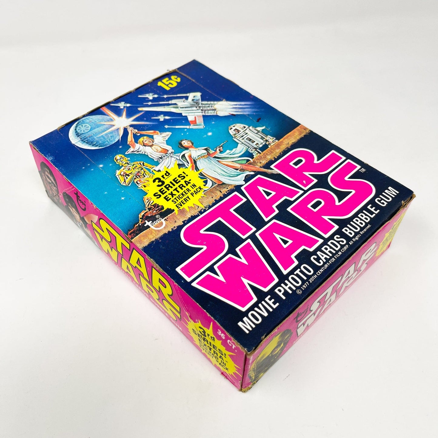 Vintage Topps Star Wars Non-Toy Topps Star Wars Series 3 Display Box - Empty