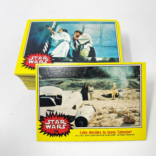 Vintage Topps Star Wars Non-Toy Topps Star Wars Series 3 Yellow - Full Set