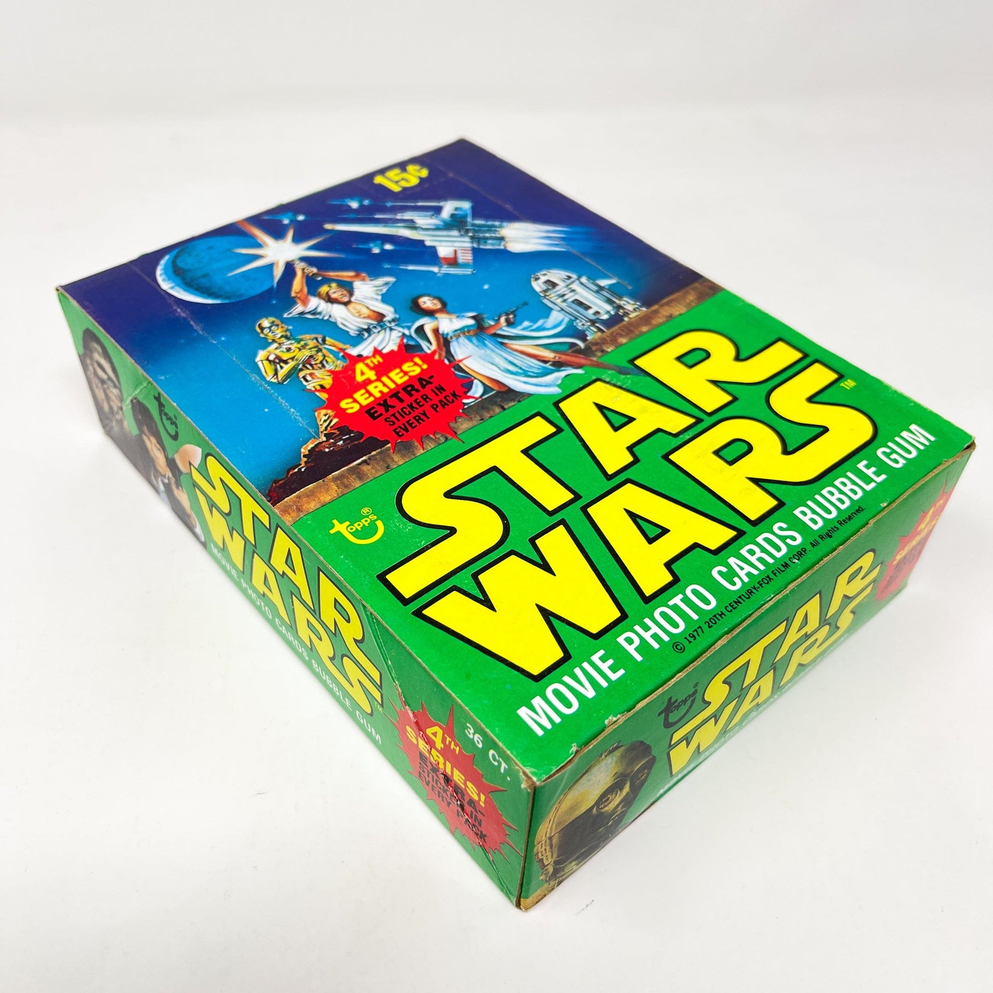 Vintage Topps Star Wars Non-Toy Topps Star Wars Series 4 Display Box - Empty