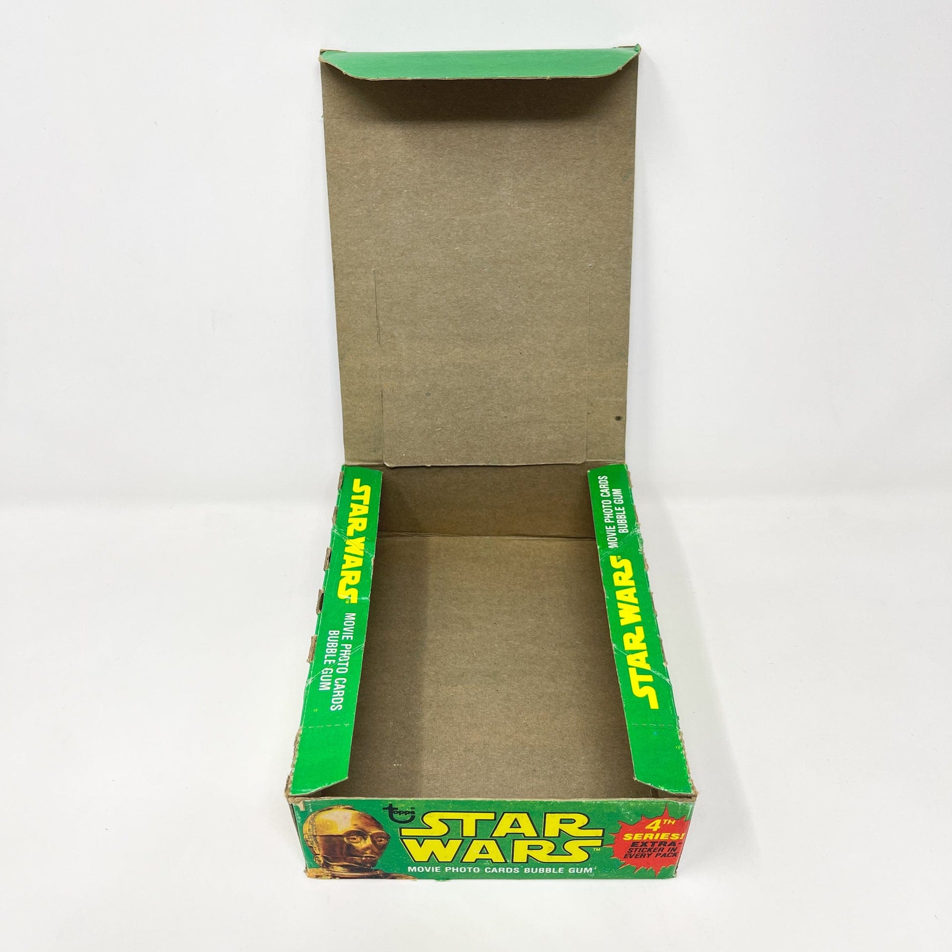 Vintage Topps Star Wars Non-Toy Topps Star Wars Series 4 Display Box - Empty